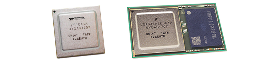 Qormino® 宇航级封装处理解决方案： LS1046-Space 和 QLS1046-4GB-Space。